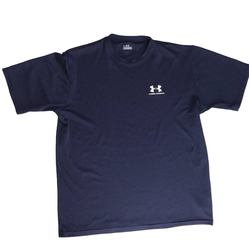 Under Armour Navy Blue Men’s Athletic Shirt Small